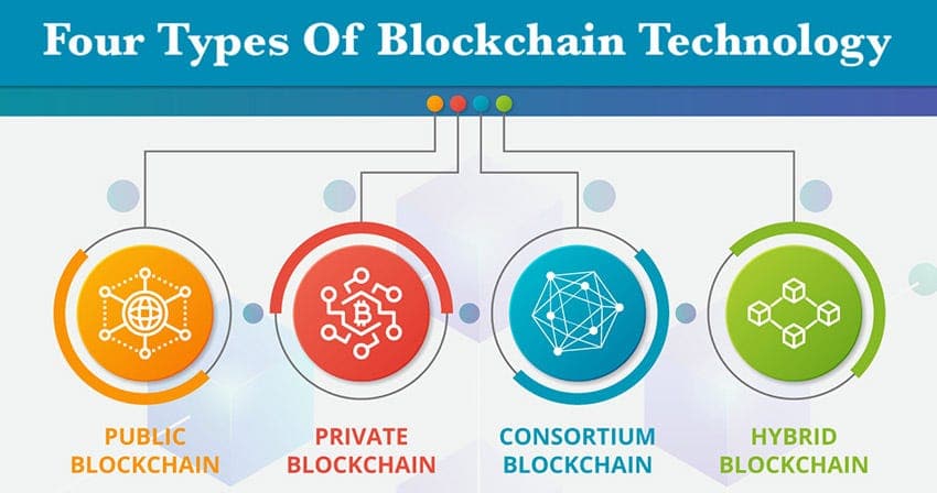 Variety of Blockchain Systems: Public, Private, Consortium, and Hybrid Blockchains
